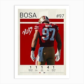 Nick Bosa Art Print