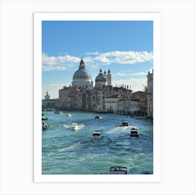 Grand Canal In Venice Art Print