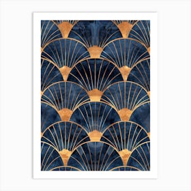 Deco Fans 1 Art Print