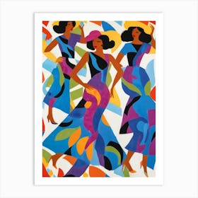 Three Dancers Art Print