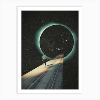 Escaping Into The Void Art Print