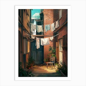 Laundry Street Affiche