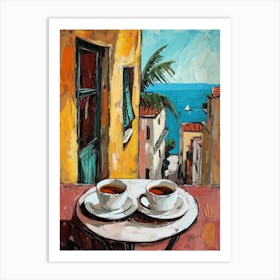 Naples Espresso Made In Italy 2 Art Print