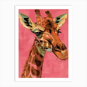 Giraffe 182 Art Print