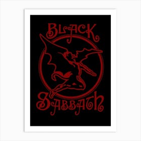 Black Sabbath 1 Art Print