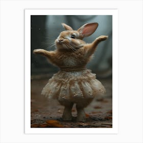 Bunny Dancer Art Print