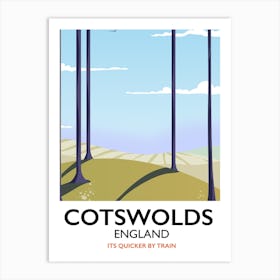 Cotswolds England  Art Print