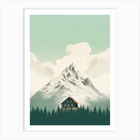 House In The Mountains Art Print