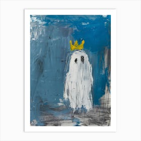 Ghost With Crown Art Print