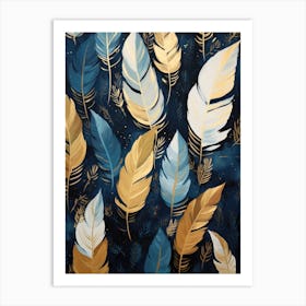 Feathers 10 Art Print