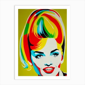 Aitch Colourful Pop Art Art Print
