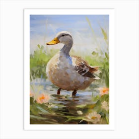 Bird Painting Mallard Duck 3 Art Print