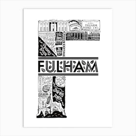Fulham Art Print