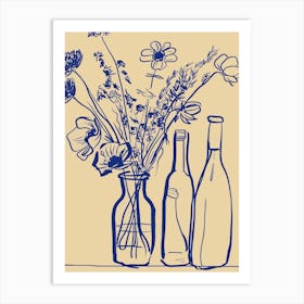 Flowers In Vases Art Print