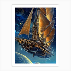 Spaceship 1 Art Print