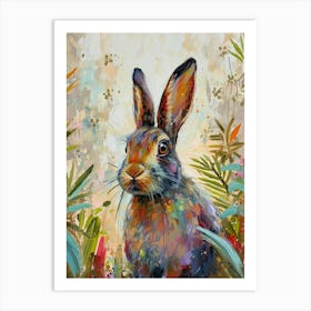 Belgian Hare Painting 2 Art Print