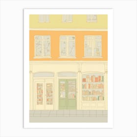 Vienna The Book Nook Pastel Colours 3 Art Print