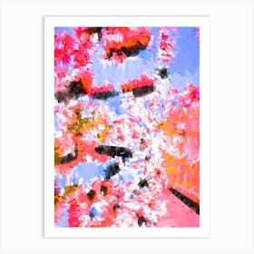 Firecracker Blossom Art Print