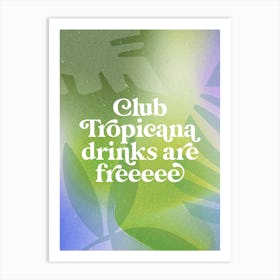 Club Tropicana, Wham Art Print