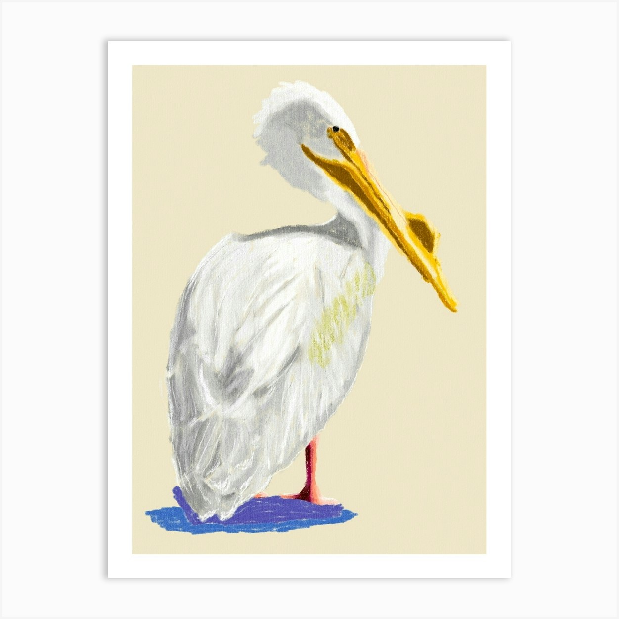 Pelican Art Print by ravlernesto