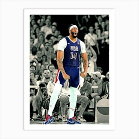 Anthony Davis Of Team United States Art Print