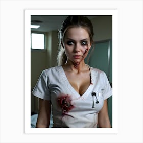 Can't Sleep?...Call The Night Nurse~Reimagined 6 Art Print