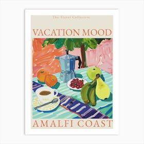 Vacation Mood Amalfi Coast Art Print