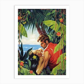 Romance Affair in the Tropic Heaven Art Print