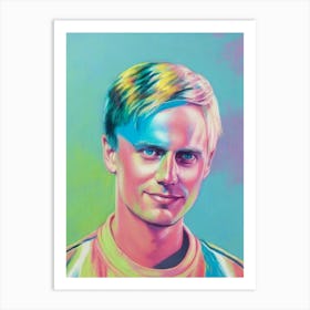 Armin Van Buuren Colourful Illustration Art Print