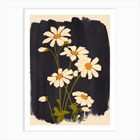 Daisy Flowers 3 Art Print