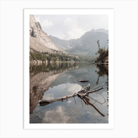 Rustic Lake Scenery Art Print