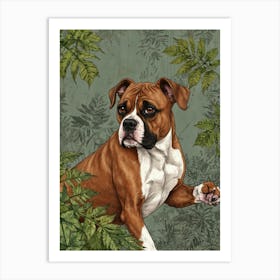 Boxer Dog 1 Art Print