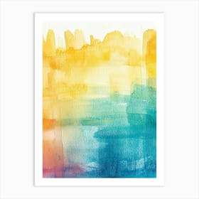 Watercolor Painting Art Print