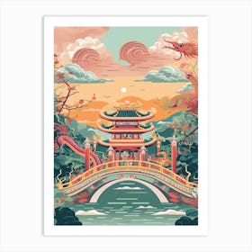 The Dragon Bridge Da Nang Vietnam Art Print