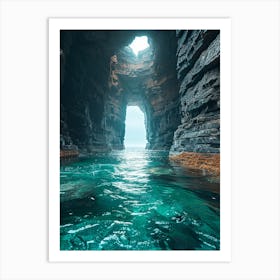 Cave In The Sea 2 Art Print