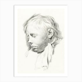 Sleeping Boy, Jean Bernard Art Print