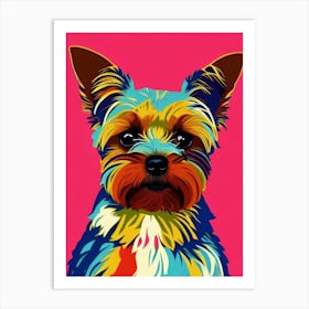 Yorkshire Terrier Andy Warhol Style Dog Art Print