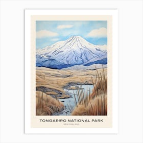 Tongariro National Park New Zealand 1 Poster Art Print