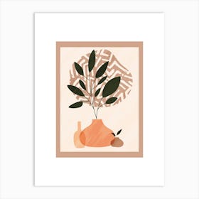 Decorative Potted Plant Art Print