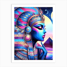 Cleopatra Portrait Artwork 89 Art Print