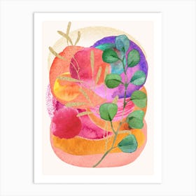 Abstract Watercolor Painting 3 Art Print