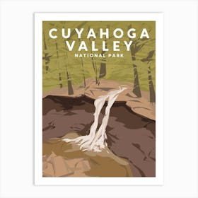 Cuyahoga Valley National Park, Ohio Travel Poster Art Print