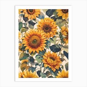 Sunflowers Print  Art Print