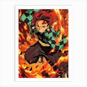 Tanjiro Kamado Demon Slayer 1 Art Print