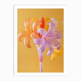 Dreamy Inflatable Flowers Honeysuckle 1 Art Print