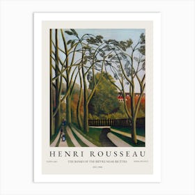 Henri Rousseau The Banks Of The Bievre Near Bicetre Art Print