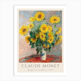 Sunflowers By Claude Monet Art Print