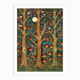 William Morris Flora And Fauna 12 Art Print