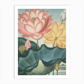 Lotus Flower 4 Art Print