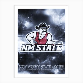 New Mexico State Aggies Art Print